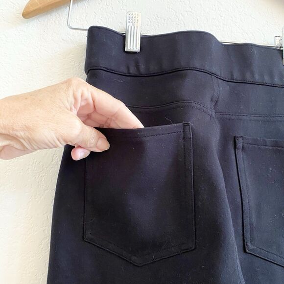 Spanx 20202R The Perfect Black Ponte Skinny Pants Size Small - Picture 10 of 11